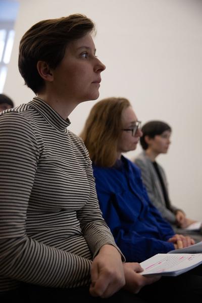 Kunstraum Niederösterreich: Care Matters. Marlies Pöschl - Lecture-Performance & Podiumsdiskussion (10.5.2019) https://esel.cc/CareMatters | Foto: eSeL Foto: eSeL.at - Lorenz Seidler