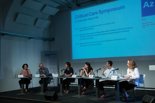 Architekturzentrum Wien: Panel - Critical Care – Symposium (21.6.2019) https://www.azw.at/de/termin/critical-care-symposium | Foto: eSeL Foto: eSeL.at - Lorenz Seidler