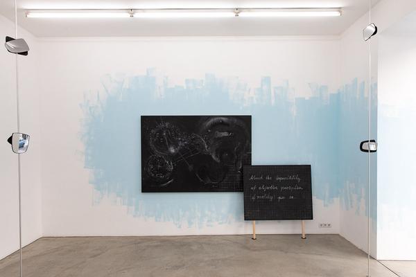 Gabriele Senn Galerie: curated by: While I Kiss The Sky (Aufbau, 11.9.2019) https://esel.at/termin/102437/curated-by | Foto: eSeL Foto: eSeL.at - Lorenz Seidler