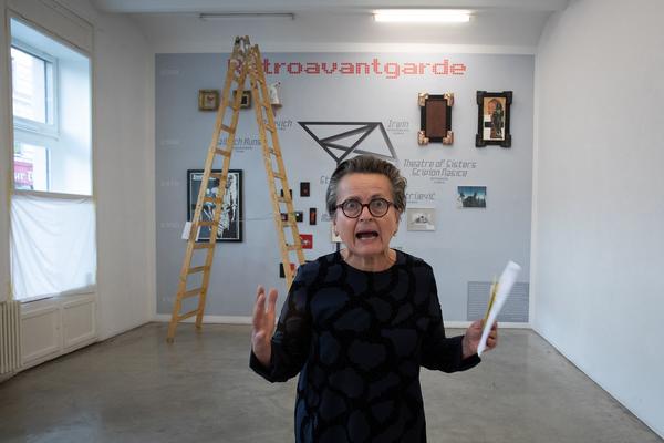 Christine König Galerie: curated by: IRWIN (Aufbau, 11.9.2019) Foto: eSeL.at - Lorenz Seidler
