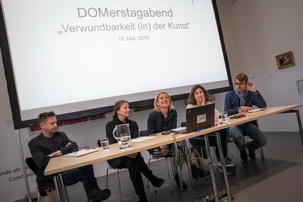 Dom Museum Wien: DOMerstagabend - Verwundbarkeit (in) der Kunst. KünstlerInnengespräch (15.5.2019) http://www.dommuseum.at/de/besuch/?kid=219&a=d | Foto: eSeL Foto: eSeL.at - Lorenz Seidler