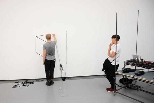 Karin Pauer & Aldo Giannotti "This is where we draw the line" @ donaufestival 2019 "New Territories" (Eröffnungstag, 26.4.2019) https://esel.at/termin/101192 | Foto: eSeL Foto: eSeL.at - Lorenz Seidler