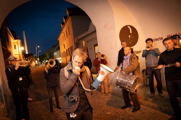 Alien Disco Soundclash @ donaufestival 2019 "New Territories" (Eröffnungstag, 26.4.2019) https://esel.at/termin/101192 | Foto: eSeL Foto: eSeL.at - Lorenz Seidler