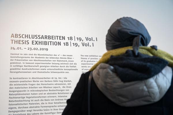 akbild xhibitE: Neueröffnung (Akademie der Bild. Künste Wien, 25.1.2019) https://esel.cc/rundgang2019 | Foto: eSeL Foto: eSeL.at - Lorenz Seidler