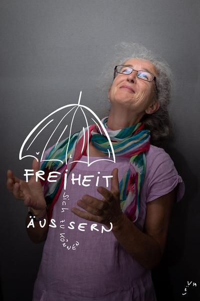 Schutzpatronin für die Freiheit sich äußern zu können / eSeL Kunst Bekenntnis Box (MQ-Edition, 5.9.2019) Foto: eSeL