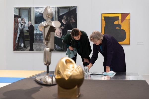 mumok: Im Raum die Zeit lesenModerne im mumok 1910 bis 1955 (16.11.2019 - 13.4.2020) https://www.mumok.at/de/events/klassische-moderne-aus-der-mumok-sammlung | Foto: eSeL Foto: eSeL.at - Lorenz Seidler