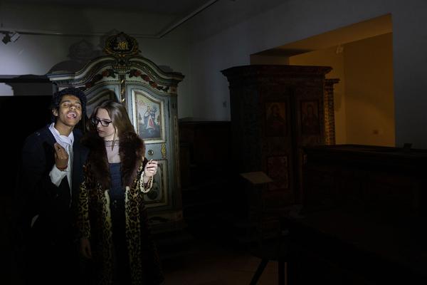 Volkskundemuseum Wien: Fake Reports. Culture Conntected Performance. SchülerInnen der 7. Klassen des BRG/BORG II  (16. - 24.5.2019, Generalprobe)  https://www.volkskundemuseum.at/performance_fakereports_1 | Foto: eSeL Foto: eSeL.at - Lorenz Seidler