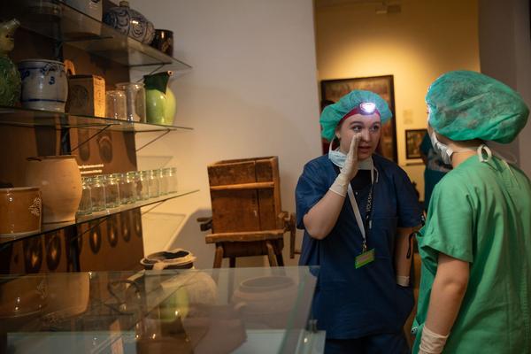 Volkskundemuseum Wien: Fake Reports. Culture Conntected Performance. SchülerInnen der 7. Klassen des BRG/BORG II  (16. - 24.5.2019, Generalprobe)  https://www.volkskundemuseum.at/performance_fakereports_1 | Foto: eSeL Foto: eSeL.at - Lorenz Seidler