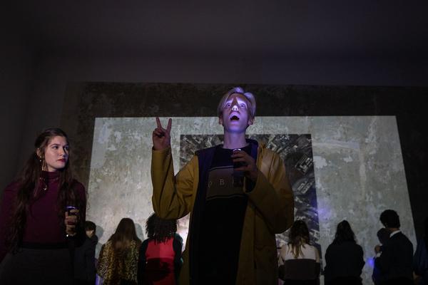 Volkskundemuseum Wien: Fake Reports. Culture Conntected Performance. SchülerInnen der 7. Klassen des BRG/BORG II  (16. - 24.5.2019, Generalprobe)  https://www.volkskundemuseum.at/performance_fakereports_1 | Foto: eSeL Foto: eSeL.at - Lorenz Seidler