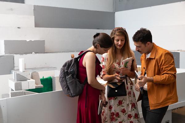 Kunsthalle Wien: Gelatin & Liam Gillick: Stinking Dawn  (4.7. - 6.10.2019, Sneak Peek) http://kunsthallewien.at/#/de/ausstellungen/gelatin-liam-gillick-stinking-dawn | Foto: eSeL Foto: eSeL.at - Lorenz Seidler