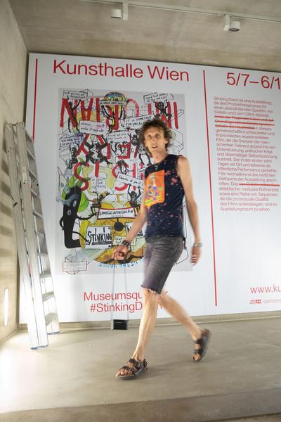 Kunsthalle Wien: Gelatin & Liam Gillick: Stinking Dawn  (4.7. - 6.10.2019, Sneak Peek) https://esel.at/termin/100140 | Foto: eSeL Foto: eSeL.at - Lorenz Seidler