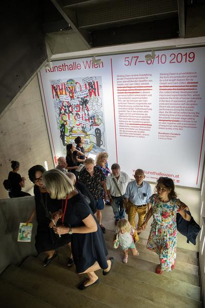 Kunsthalle Wien: Gelatin & Liam Gillick: Stinking Dawn  (4.7. - 6.10.2019, Sneak Peek) http://kunsthallewien.at/#/de/ausstellungen/gelatin-liam-gillick-stinking-dawn | Foto: eSeL Foto: eSeL.at - Lorenz Seidler