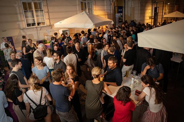 Architekturzentrum Wien: Hans Hollein ausgepackt: Das Haas-Haus (Eröffnung & Sommerfest, 12.6.2019) https://www.azw.at/de/termin/hans-hollein-ausgepackt-das-haas-haus-2 | Foto: eSeL Foto: eSeL.at - Lorenz Seidler