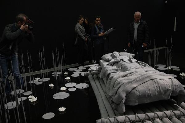 Kunsthalle Krems: Hans Op de Beeck: The Cliff (2.3. - 23 06 2019, Pressebegehung) https://www.kunsthalle.at/de/ausstellungen/12-hans-op-de-beeck-the-cliff | Foto: eSeL Foto: eSeL.at - Lorenz Seidler