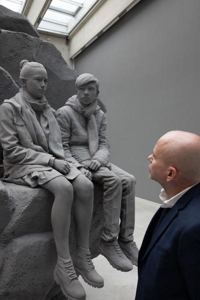 Kunsthalle Krems: Hans Op de Beeck: The Cliff (2.3. - 23 06 2019, Pressebegehung) https://www.kunsthalle.at/de/ausstellungen/12-hans-op-de-beeck-the-cliff | Foto: eSeL Foto: eSeL.at - Lorenz Seidler