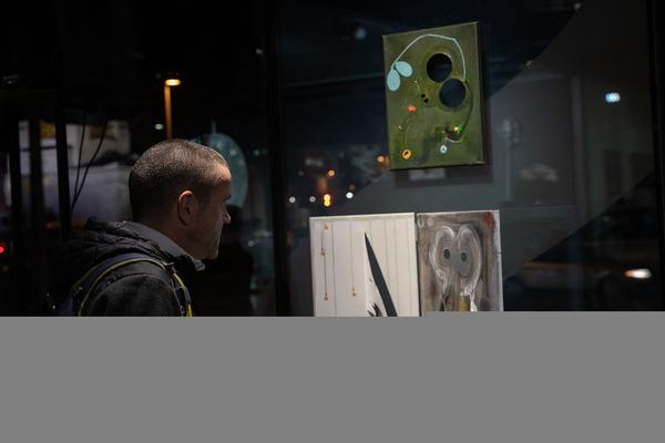 Kunsthalle Wien Karlsplatz: Heinz Frank  - Der Winkel des Endes kommt immer von hinten (Eröffnung) https://esel.at/termin/99762 | Foto: eSeL Foto: eSeL.at - Lorenz Seidler