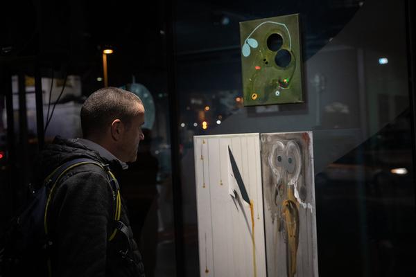 Kunsthalle Wien Karlsplatz: Heinz Frank  - Der Winkel des Endes kommt immer von hinten (Eröffnung) https://esel.at/termin/99762 | Foto: eSeL Foto: eSeL.at - Lorenz Seidler