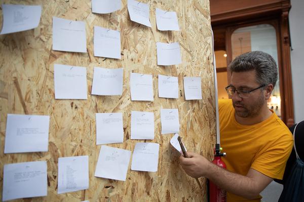 Josefstädter Straße: Is this the real life? Is this just fantasy? (KOER, 13.9.2019)
 https://esel.at/termin/102875 | Foto: eSeL Foto: eSeL.at - Lorenz Seidler