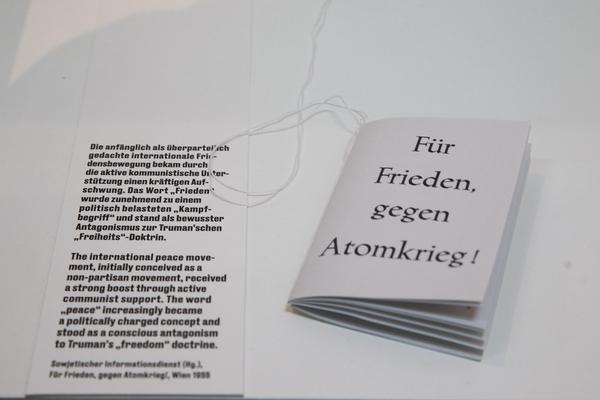 AzW Architekturzentrum Wien: Kalter Krieg und Architektur. Beiträge zur Demokratisierung Österreichs nach 1945 (17.10. - 24.2.2019) https://www.azw.at/de/termin/kalter-krieg-und-architektur | Foto: eSeL Foto: eSeL.at - Lorenz Seidler