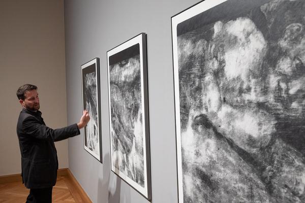 KHM: Klaus Mosettig - The David Plates (14.10.2019 - 19.01.2020, Pressekonferenz)  https://esel.at/termin/100154/caravaggio-bernini | Foto: eSeL Foto: eSeL.at - Lorenz Seidler