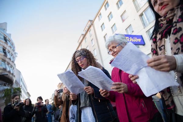 KOER: Ines Doujak - "Sing Mit!" @ Fokus Favoriten (Eröffnung, 21.9.2019) https://www.koer.or.at/projekte/fokus-favoriten | Foto: eSeL Foto: eSeL.at - Lorenz Seidler