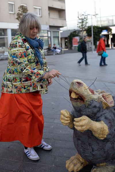 KOER: Ines Doujak @ Fokus Favoriten (Eröffnung, 21.9.2019) https://www.koer.or.at/projekte/fokus-favoriten | Foto: eSeL Foto: eSeL.at - Lorenz Seidler