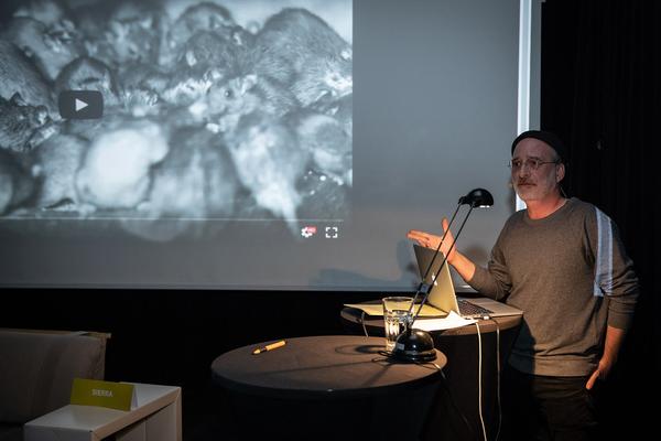 Vienna Art Week 2019: Santiago Sierra @ Line Up (22.11.2019) https://www.viennaartweek.at/de/making-truth-line-up | Foto: eSeL Foto: eSeL.at - Lorenz Seidler