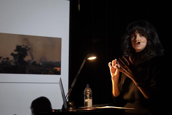 Vienna Art Week 2019: Sarah Nankivell, Forensic Architecture @Line Up (22.11.2019) https://www.viennaartweek.at/de/making-truth-line-up | Foto: eSeL Foto: eSeL.at - Lorenz Seidler