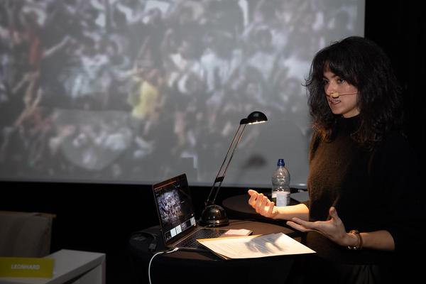 Vienna Art Week 2019: Sarah Nankivell, Forensic Architecture @Line Up (22.11.2019) https://www.viennaartweek.at/de/making-truth-line-up | Foto: eSeL Foto: eSeL.at - Lorenz Seidler