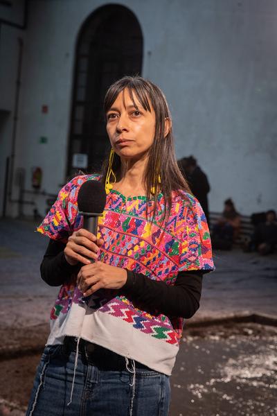 Vienna Art Week 2019: Line Up: Performance Regina Jose Galindo  „Die Feier“ (22.11.2019) https://www.viennaartweek.at/de/making-truth-line-up | Foto: eSeL Foto: eSeL.at - Lorenz Seidler