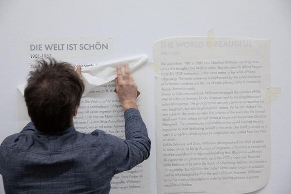 Albertina: Manfred Willmann (8.2. - 26.5.2019, Aufbau) https://www.albertina.at/ausstellungen/manfred-willmann | Foto: eSeL Foto: eSeL.at - Lorenz Seidler