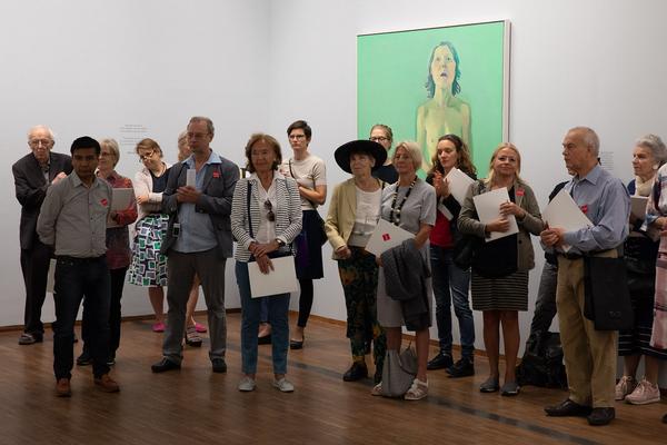 Albertina: Maria Lassnig - Ways of Being (6.9. - 1.12.2019, Pressekonferenz) https://www.albertina.at/ausstellungen/maria-lassnig | Foto: eSeL Foto: eSeL.at - Lorenz Seidler