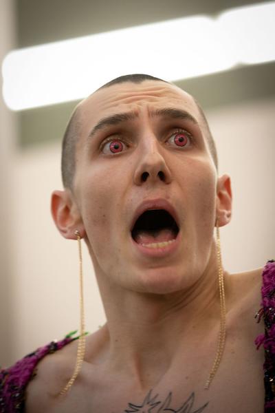 Belvedere 21: Performance Julius Pistauz (Via PINA) @ Über das Neue - Midissage: Pina, Mauve, Foundation (Eröffnung, 3.5.2019) https://www.belvedere21.at/ueber_das_neue | Foto: eSeL Foto: eSeL.at - Lorenz Seidler