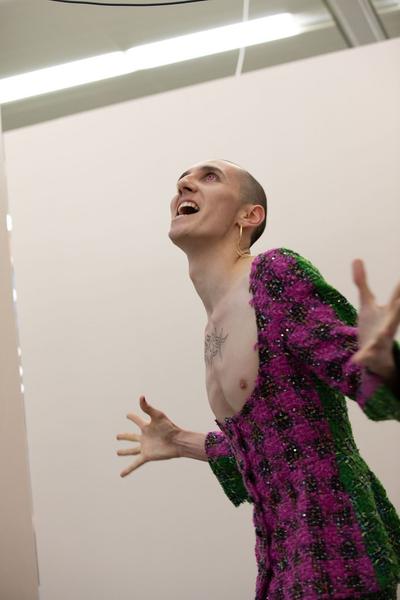 Belvedere 21: Performance Julius Pistauz (Via PINA) @ Über das Neue - Midissage: Pina, Mauve, Foundation (Eröffnung, 3.5.2019) https://www.belvedere21.at/ueber_das_neue | Foto: eSeL Foto: eSeL.at - Lorenz Seidler