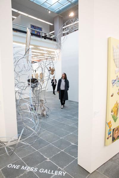 Belvedere 21: Über das Neue - Midissage: One Mess Gallery, PFERD & SORT (22.3.2019) | https://esel.cc/UeberDasNeue_Midissage01 | Foto: eSeL Foto: eSeL.at - Lorenz Seidler