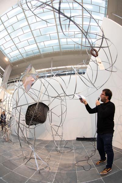 Belvedere 21: Über das Neue - Midissage: One Mess Gallery, PFERD & SORT (22.3.2019) | https://esel.cc/UeberDasNeue_Midissage01 | Foto: eSeL Foto: eSeL.at - Lorenz Seidler