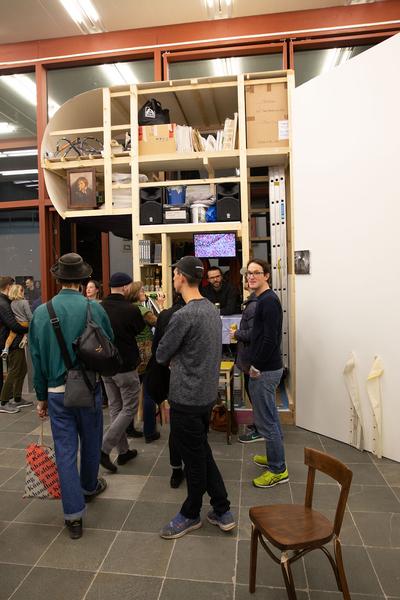Belvedere 21: Über das Neue - Midissage: One Mess Gallery, PFERD & SORT (22.3.2019) | https://esel.cc/UeberDasNeue_Midissage01 | Foto: eSeL Foto: eSeL.at - Lorenz Seidler
