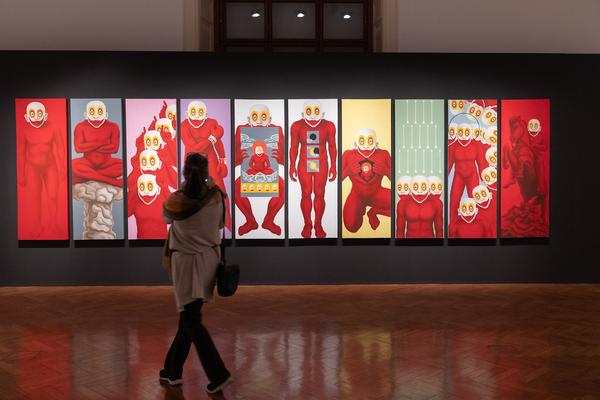 Vienna Art Week 2019: Nepal Art Now. Direktorenführung mit Christian Schicklgruber (flat 1, 19.11.2019) https://www.viennaartweek.at | Foto: eSeL Foto: eSeL.at - Lorenz Seidler