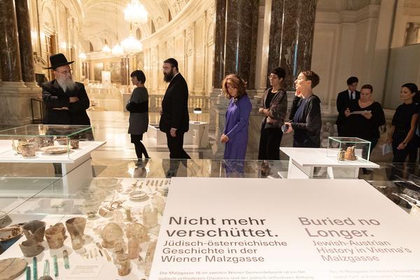 Haus der Geschichte Österreich: Nicht mehr verschüttet. Jüdisch-österreichische Geschichte in der Wiener Malzgasse (8.11.2019 - 19.4.2020) https://www.hdgoe.at/malzgasse_ausstellung | Foto: eSeL Foto: eSeL.at - Lorenz Seidler
