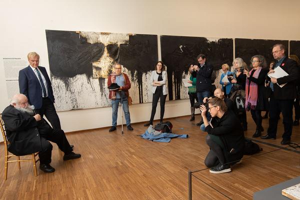 Albertina: Hermann Nitsch - Räume aus Farbe (17.5. - 11.8.2019) https://www.albertina.at/ausstellungen/nitsch-raeume-aus-farbe/ | Foto: eSeL Foto: eSeL.at - Lorenz Seidler