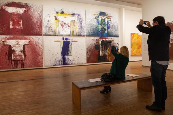 Albertina: Hermann Nitsch - Räume aus Farbe (17.5. - 11.8.2019) https://www.albertina.at/ausstellungen/nitsch-raeume-aus-farbe/ | Foto: eSeL Foto: eSeL.at - Lorenz Seidler