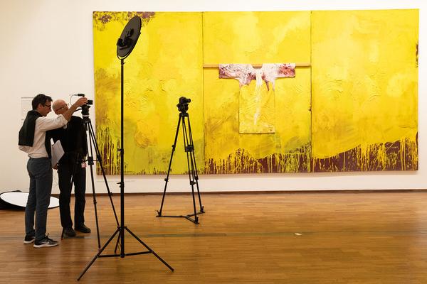 Albertina: Hermann Nitsch - Räume aus Farbe (17.5. - 11.8.2019) https://www.albertina.at/ausstellungen/nitsch-raeume-aus-farbe/ | Foto: eSeL Foto: eSeL.at - Lorenz Seidler