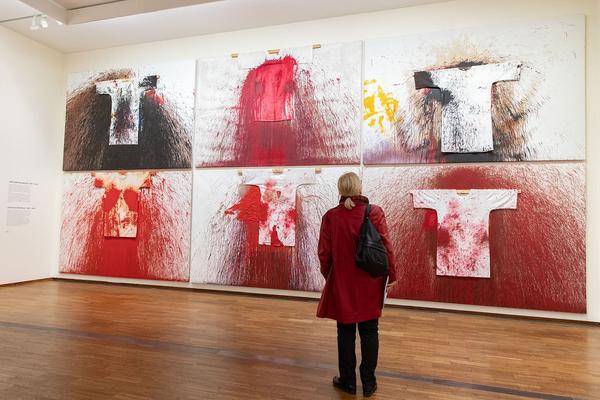 Albertina: Hermann Nitsch - Räume aus Farbe (17.5. - 11.8.2019) https://www.albertina.at/ausstellungen/nitsch-raeume-aus-farbe/ | Foto: eSeL Foto: eSeL.at - Lorenz Seidler