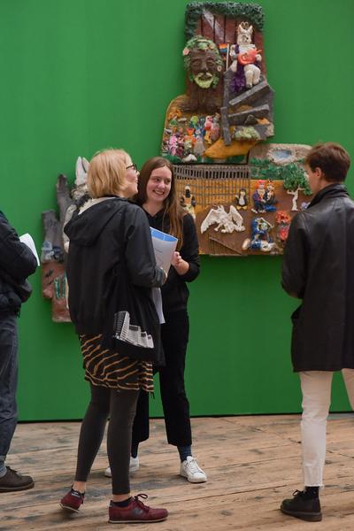 Akademie der bildenden Künste Wien: PAT PAT PAT. A Romance with (Im)material (Semperdepot, 18.10.2019) https://esel.at/termin/103327 | Foto: eSeL.at - Joanna Pianka