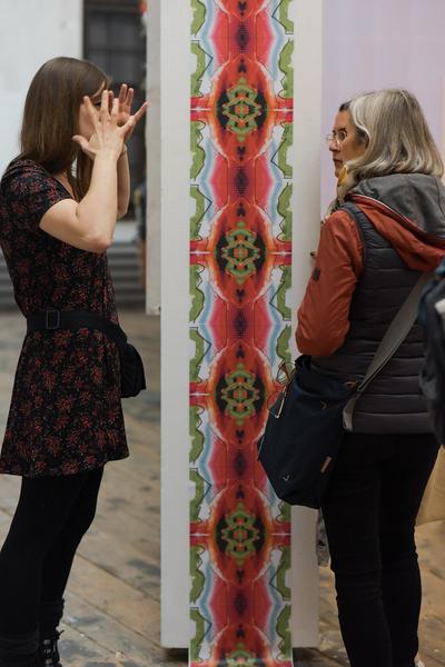 Akademie der bildenden Künste Wien: PAT PAT PAT. A Romance with (Im)material (Semperdepot, 18.10.2019) https://esel.at/termin/103327 | Foto: eSeL.at - Joanna Pianka
