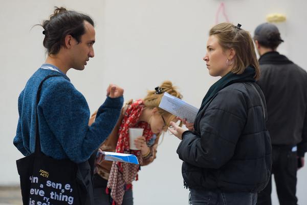 Akademie der bildenden Künste Wien: PAT PAT PAT. A Romance with (Im)material (Semperdepot, 18.10.2019) https://esel.at/termin/103327 | Foto: eSeL.at - Joanna Pianka