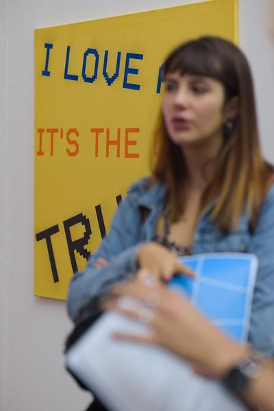 Akademie der bildenden Künste Wien: PAT PAT PAT. A Romance with (Im)material (Semperdepot, 18.10.2019) https://esel.at/termin/103327 | Foto: eSeL.at - Joanna Pianka