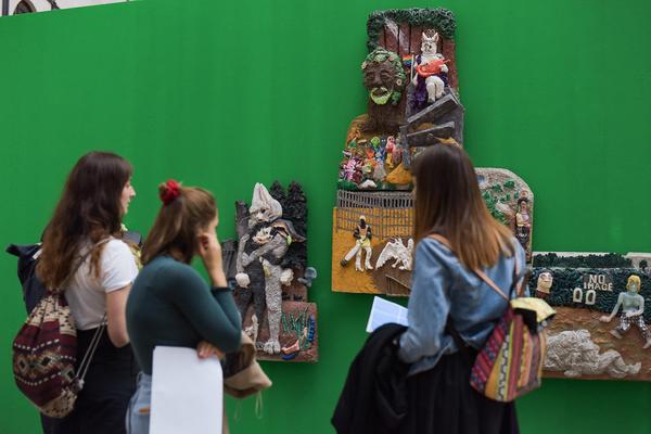 Akademie der bildenden Künste Wien: PAT PAT PAT. A Romance with (Im)material (Semperdepot, 18.10.2019) https://esel.at/termin/103327 | Foto: eSeL.at - Joanna Pianka