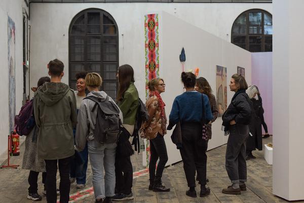Akademie der bildenden Künste Wien: PAT PAT PAT. A Romance with (Im)material (Semperdepot, 18.10.2019) https://esel.at/termin/103327 | Foto: eSeL.at - Joanna Pianka