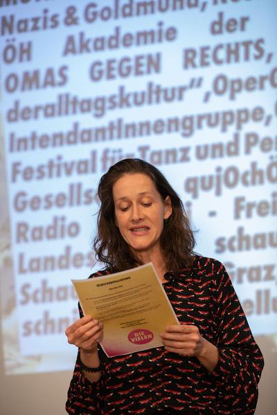 Pressekonferenz: Die Vielen (14.5.2019, Volkskundemuseum) https://esel.at/termin/101480 | Foto: eSeL Foto: eSeL.at - Lorenz Seidler
